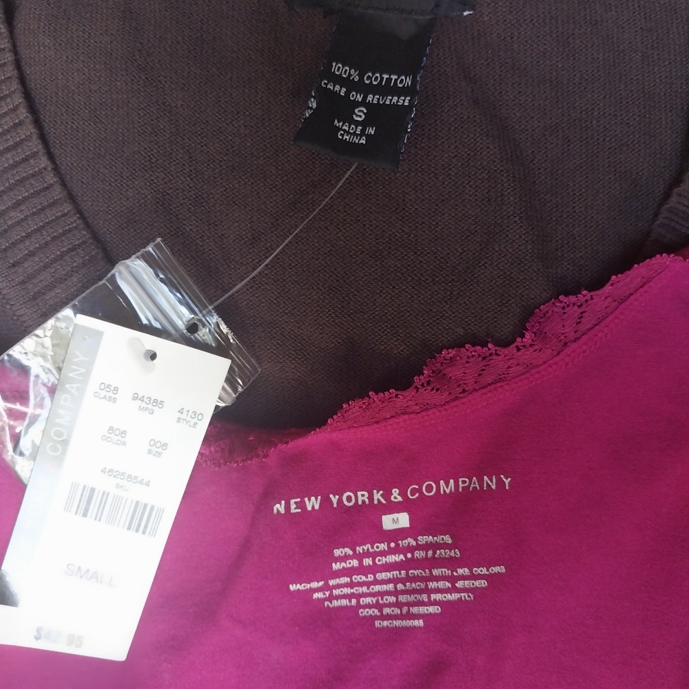 Free Cami With Purchase Of Brown Sweater - Picture 5 of 6